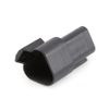 Amphenol Sine Systems AT04-3P-BLK 3-Way AT Receptacle Connector, DT04-3P-E004 Compatible, Black - 39355 - Waytek, Inc.