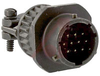 CONNECTOR,MILSPEC CABLE CONNECTING RECEPTACLE W/CABLE CLAMP,10#20 SOLDER PIN CON - 70010735 - Allied Electronics, Inc.