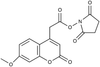 7-Methoxycoumarin-4-acetic Acid N-Succinimidyl Ester - 11633 - Medical Isotopes, Inc.