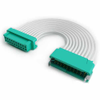 10+10 Pos. Male-Female DIL 26 AWG Cable Assembly, 150mm, no Latches - G125-MC12005L0-0150F - Harwin Plc