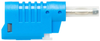 4Mm Banana Plug, Stacking, 36A, Blue; Gender Pomona - 25AC2371 - Newark, An Avnet Company