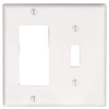 Combination Wallplates - SJ126-40 - Leviton Manufacturing