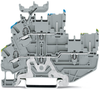 Double-deck terminal block - Through terminal block - Ground terminal block - 2022-2247 - WAGO