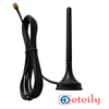 915MHz 3dBi Rubber Magnetic Antenna With RG174 Cable (L-3Mtr) + SMA Male St. Connector - ET-9153RM-1L3-SMS-S13 - Eteily Technologies India Pvt. Ltd.