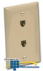 Suttle Duplex Faceplate with 6 Position Screw Terminal.. - 2-2003 - TelephoneStuff.com
