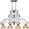 6591-4-44 Island/Pool Table-4 Light + - 699670 - Capital Lighting, Inc.