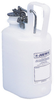 Justrite White HDPE 1 gal Safety Can - 7 5/8 in Height - 4 5/8 in Overall Diameter - 697841-00536 - 697841-00536 - R. S. Hughes Company, Inc.