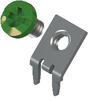 Slim-Line PC Screw Terminal, 45°- Green screw Unassembled - 8185-6 - Keystone Electronics Corp.