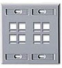 QuickPort Wallplates - 42080-8GP - Leviton Manufacturing