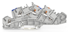 Multilevel installation terminal block - 2205-7549 - WAGO