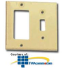 Leviton Decora Standard Size Smooth Plastic Wallplates - 80405 - TelephoneStuff.com