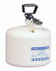 Eagle White HDPE 3 gal Safety Can - 13 in Height - 12 1/2 in Overall Diameter - 048441-23532 - 048441-23532 - R. S. Hughes Company, Inc.