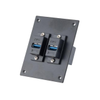 Patchbay, Jack Panel Accessories - 5073-USP2ECF3-3AB-BLK-ND - DigiKey