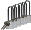 Silver Aluminum Padlocks - 123292 - Brady Corporation