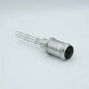 MS Series, Thermocouple Feedthrough, Type E, 3 Pairs, w/ Air-side Connector, 0.75″ Dia Stainless Steel Weld adapter - A0429-7-W - MPF Products, INC.