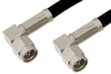 SMA Male Right Angle to SMA Male Right Angle Cable 36 Inch Length Using PE-C195 Coax - PE35347-36 - Pasternack