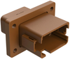 Housing, Rcpt, 12Pos, Plastic, Brown; Product Range Amphenol Sine/tuchel - 98AC8313 - Newark, An Avnet Company