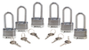 White Key Retaining Steel Padlocks - 118945 - Brady Corporation