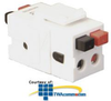ICC Front/Rear Dual Speaker Spring Button Module - IC107DSBWH - TelephoneStuff.com