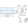 RECESSED PULL - HH-JS70-BL - HH-JS70-BL - Sugatsune America, Inc.