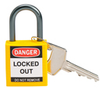 Yellow Compact Safety Lock - 143158 - Brady Corporation