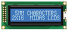 Display, Alphanumeric, 16X2, White; Character Count X Line Midas - 03AC3422 - Newark, An Avnet Company