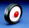 Solid Rubber Tyred Wheel with Plastic Centre - PD150 10/38 - Plasticwheels Ltd.