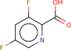 3,5-Difluoropyridine-2-carboxylic acid -- 4H21-3-X2 - Image