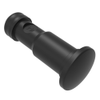NYLATCH Panel Fastener Plunger, 6.4mm Diameter, Low Profile Head Style, Nylon, Black -- NY-4P-44-3-50