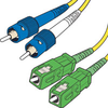 Corning 9/125 Single-mode ST-SC/APC Duplex Fiber Cable - Plenum-Rated -- 825-288-LLL - Image
