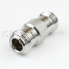 N Female (Jack) to N Female (Jack) Adapter, Tri-Metal Plated Brass Body, 1.2 VSWR - SM4410 - Fairview Microwave Inc.