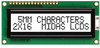 Display, Alphanumeric, 16X2, White; Character Count X Line Midas - 03AC3429 - Newark, An Avnet Company
