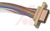 connector,micro d less hdwe,metal shell,9 pin contact,18 inch wire leads* -- 70039667
