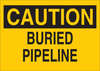 Brady B-555 Aluminum Rectangle Yellow Chemical, Biohazard, Hazardous & Flammable Material Sign - 10 in Width x 7 in Height - 41267 - 754476-41267 - R. S. Hughes Company, Inc.