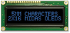 Oled, 16X2, Blue, W/t, 4 Font Sets; Character Count X Line Midas - 55W4197 - Newark, An Avnet Company