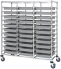 Cart, Triple Bay, 33Bins, Gry; No. Of Bins Quantum Storage - 44AC4350 - Newark, An Avnet Company