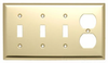 Standard Wall Plate - SB38-PB - Hubbell Wiring Device-Kellems
