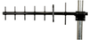 880 MHz to 960 MHz Yagi Antenna, 11 dBi, 36in LMR400 pigtail coax with Type N Female Connector, Adjustable Polarization Pro-Series -- KP-960SPY11 - Image