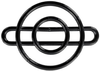25mm Wire Form Fan Guard, Black E.D. Finish - 08245-02 - Qualtek Electronics Corp.