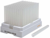 2.50ml Non coded Push Cap tubes U-bottom in Roborack-96 White (Barcoded A1-H1 side) - MPW32073BC3 - diaago