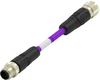Sensor Cord, 2P M12 Plug-M12 Rcpt, 19.7; Connector Type A Te Connectivity - 50AH4064 - Newark, An Avnet Company