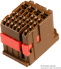 Plug Housing, 28Pos, Pbt Gf, Brown; Product Range Te Connectivity - 72W1040 - Newark, An Avnet Company
