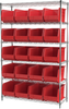 Shelving, Wire Shelving Kit, 18x48x74, 24 Bins - AWS184830260R - Akro-Mils, Inc.
