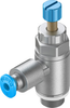 One-way flow control valve - GRLA-1/8-QS-3-RS-D - Festo Corporation