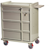 OptimAL Line All Aluminum Punch Card Medication Cart wi.. - AL460PC - Harloff Company, Inc. (The)