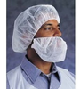 Ansell 67-230 White Large Polyethylene Beard Cover - 21 in Stretched Diameter - 076490-50548 - 076490-50548 - R. S. Hughes Company, Inc.