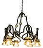 2738SZ Mid. Chandeliers-Glass Down - 333889 - Capital Lighting, Inc.