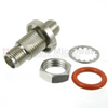 Bulkhead Hermetically Sealed SMA Female (Jack) to SMA Female (Jack) Bulkhead Adapter, High Temp, 1.35 VSWR -- SM4926 - Image