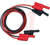 STACKABLE SAFETY PATCH CORD, BLACK, 1.2M - 70062290 - Allied Electronics, Inc.
