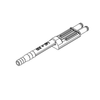 EBC 160 Twin Air Tube – Male -- E160-20 - Image